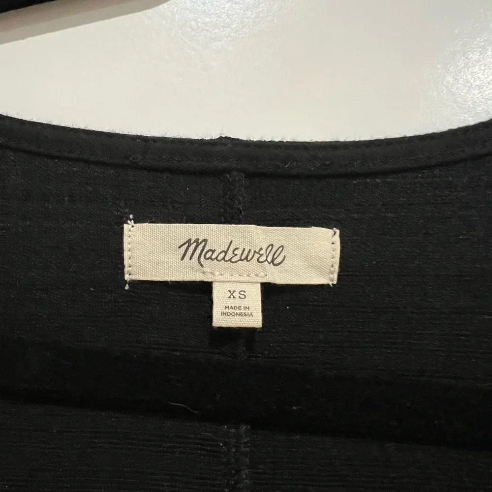 Madewell Cross-Front Flutter-Sleeve Mini Dress - Picture 6 of 6